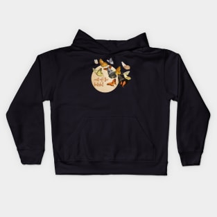 Cast off the Bullshit Butterflies Kids Hoodie